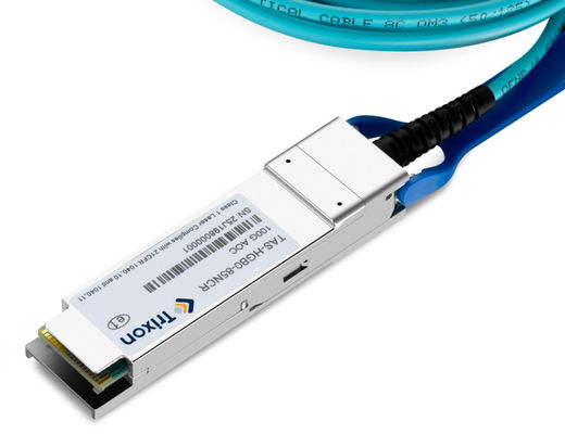 อัตราการทํางานที่มั่นคง AOC Transceiver ติดตาม IEEE802.3z Laser 850nm-VCSEL -5-70°C