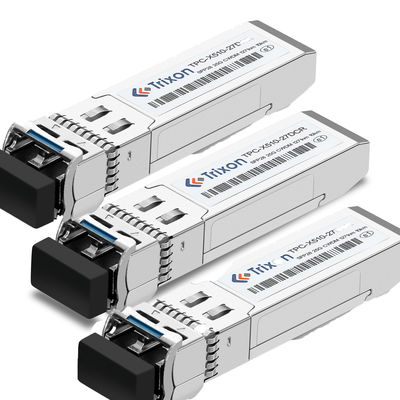 25G SFP28 Optical Transceiver CWDM SMF 10KM LC Connector เครื่องเชื่อม
