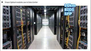 1.25G BIDI SFP 10 กม. ตัวเชื่อมต่อ SMF LC